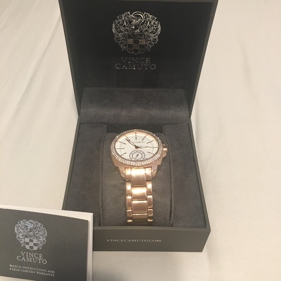 New Vince Camuto Rose Gold-Tone Watch - Picture 4 of 8